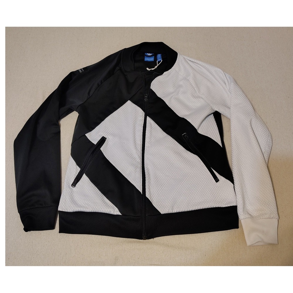 Adidas Originals Equipment ADV 91 17 Track Jacket Black White Zip Up Mens Sm 7